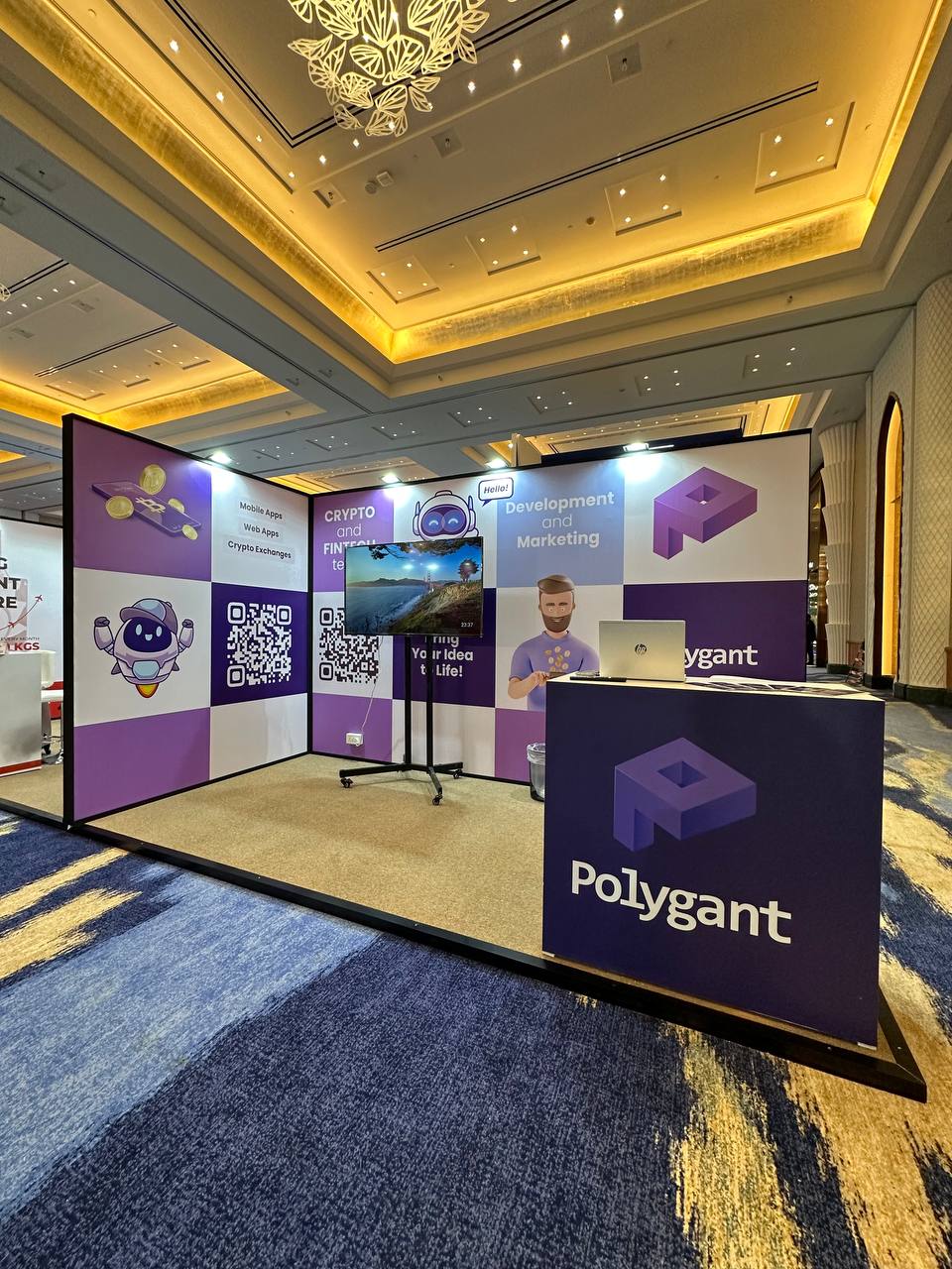 Стенд Polygant на Blockchain Life 2023