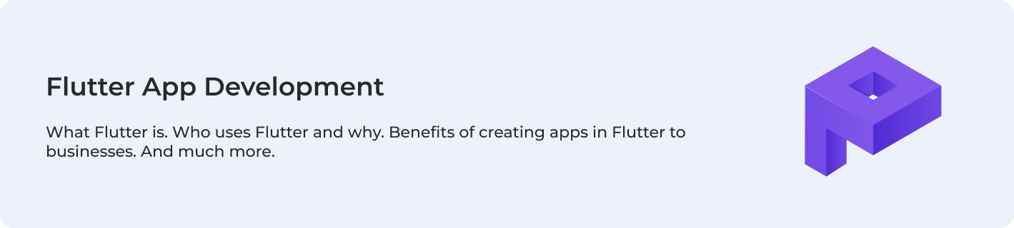 About Flutter App Development