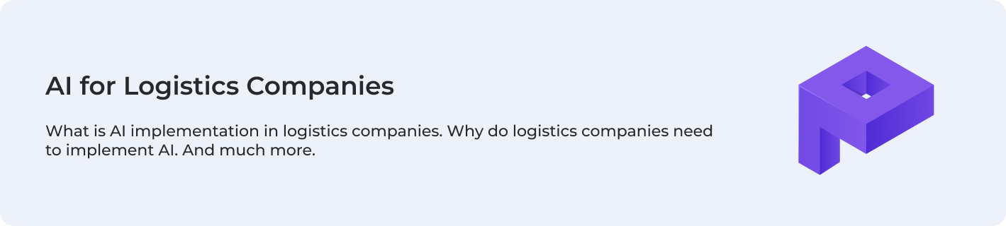 About AI for Logistics Companies