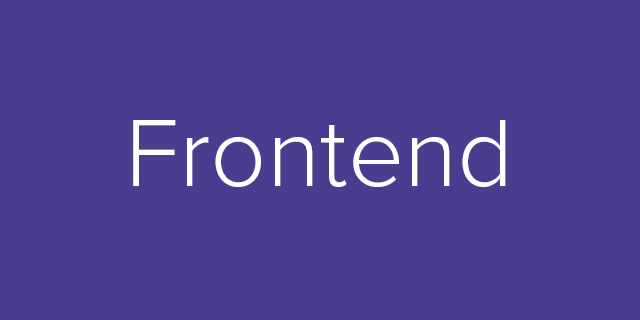 Frontend developers