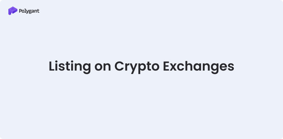 Listing on cryptocurrency exchanges