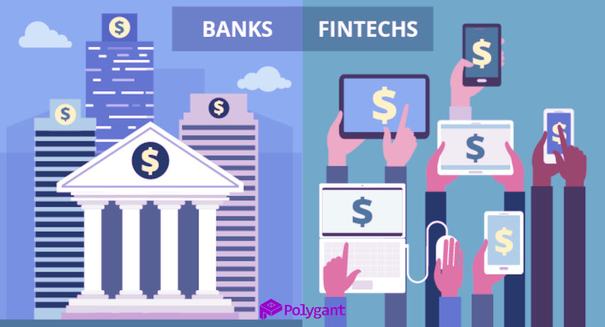 What technology banks and fintech startups used